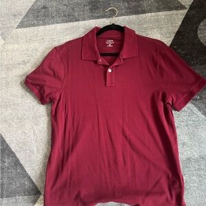 Men's Burgundy Polo Shirt